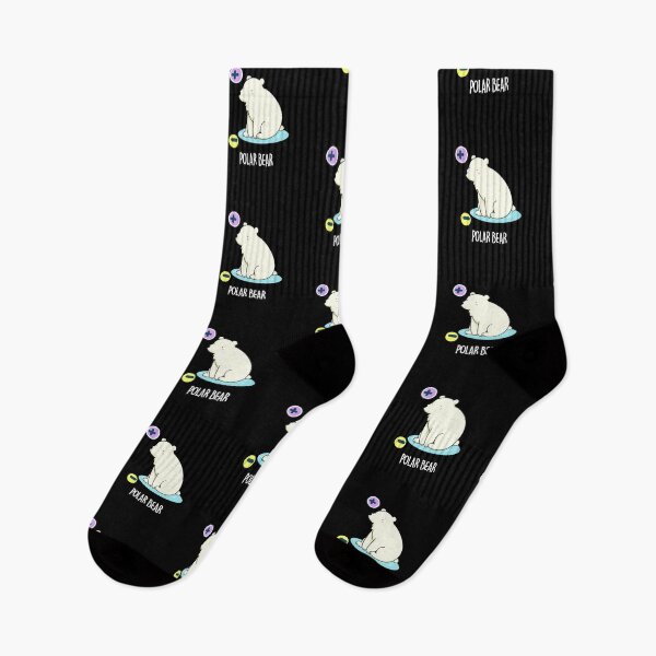 Item preview, Polar Bear Funny Physic Bear Puns (Dark BG) designed and sold by punnybone.