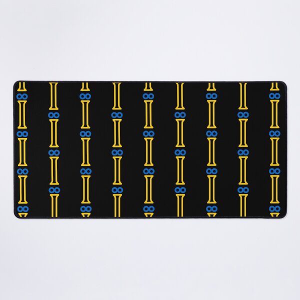 Item preview, Yellow Blue Ukrainian language specific letter Ї pattern designed and sold by Popalt.