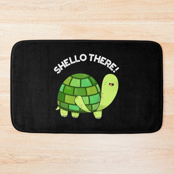 Item preview, Shello There Funny Tortoise Puns (Dark BG) designed and sold by punnybone.