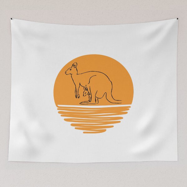 Item preview, kangaroo designed and sold by ZqkDesign.