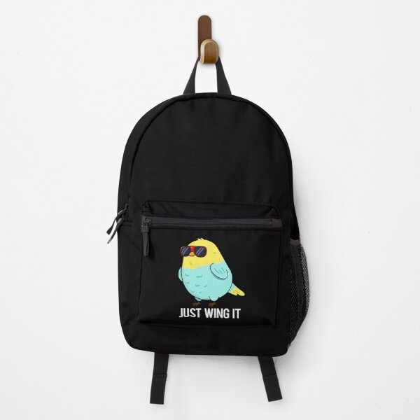Item preview, Just Wing It Funny Bird Puns (Dark BG) designed and sold by punnybone.