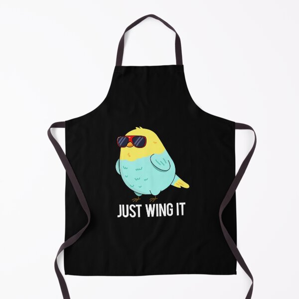 Item preview, Just Wing It Funny Bird Puns (Dark BG) designed and sold by punnybone.