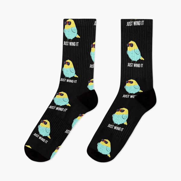 Item preview, Just Wing It Funny Bird Puns (Dark BG) designed and sold by punnybone.