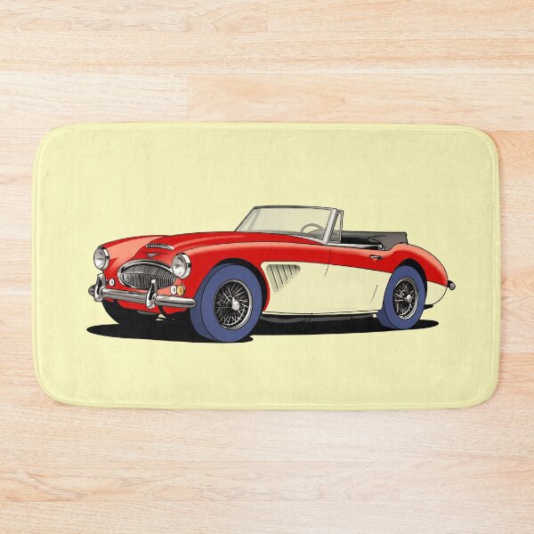 Item preview, Austin-Healey 3000 in red and cream designed and sold by Webazoot Industries - Car Art.