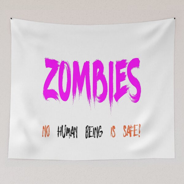 Item preview, Zombies No Human Being Is Safe designed and sold by wiseowltees.