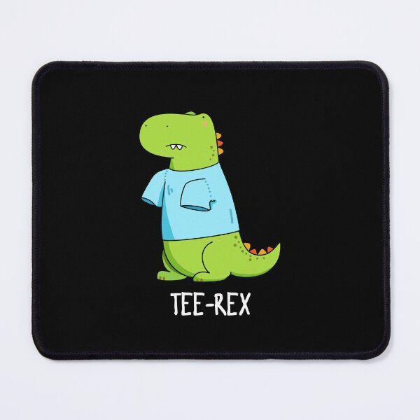 Item preview, Tee Rex Funny TShirt TRex Dinosaur Puns (Dark BG) designed and sold by punnybone.