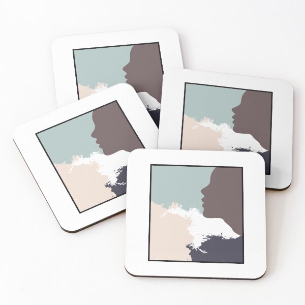 Item preview, Woman face pastel colors silhouette designed and sold by Gordenwear.