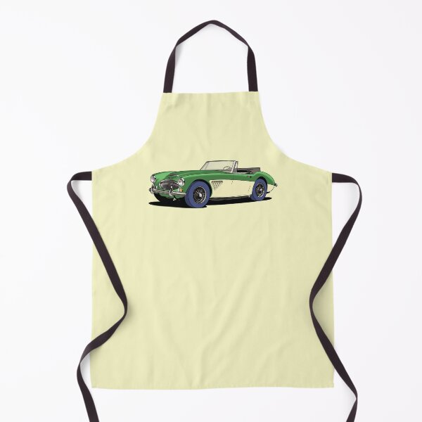 Item preview, Austin-Healey 3000 in cream and green designed and sold by Webazoot Industries - Car Art.