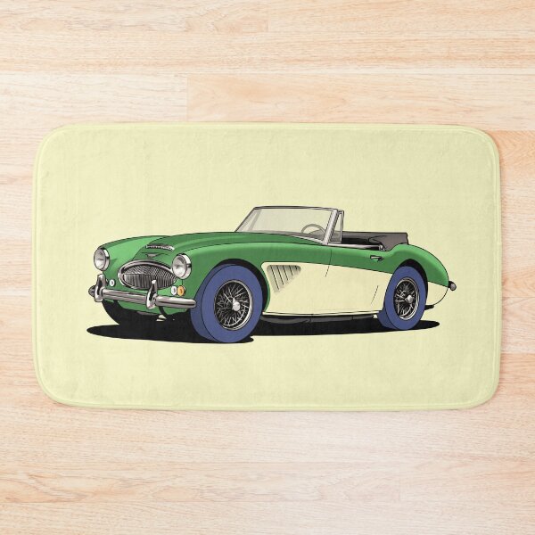 Item preview, Austin-Healey 3000 in cream and green designed and sold by Webazoot Industries - Car Art.