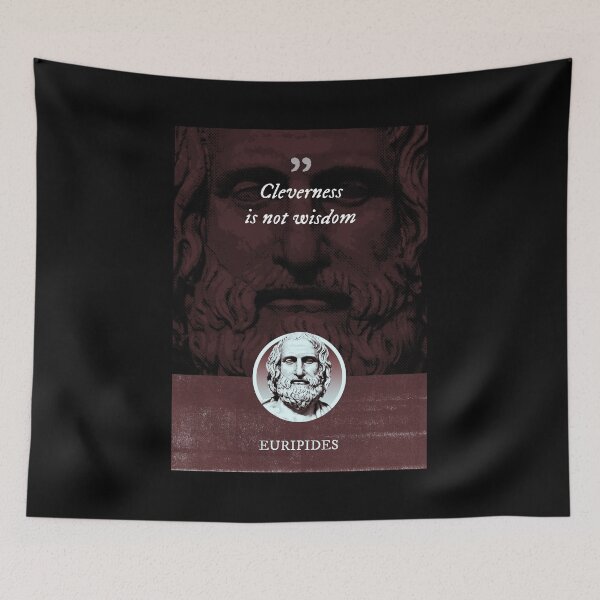 Item preview, Euripides - Cleverness is not wisdom designed and sold by Syahrasi.