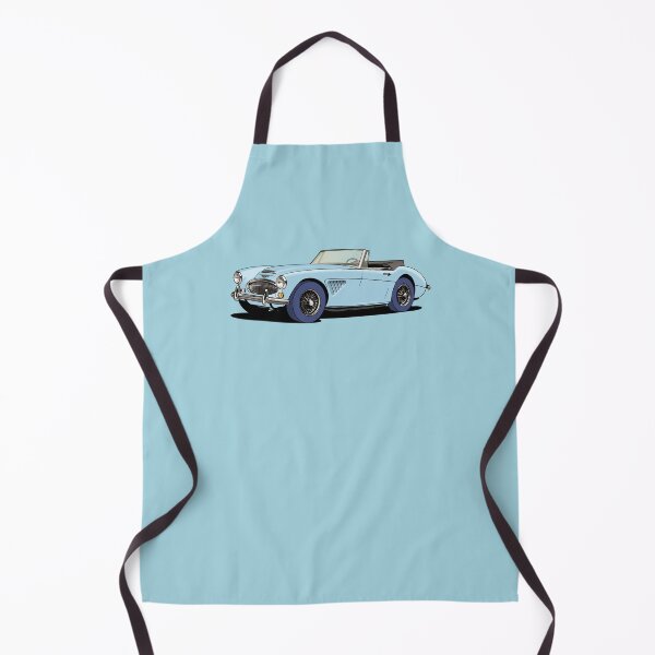 Item preview, Austin-Healey 3000 British sports car in light blue designed and sold by Webazoot Industries - Car Art.