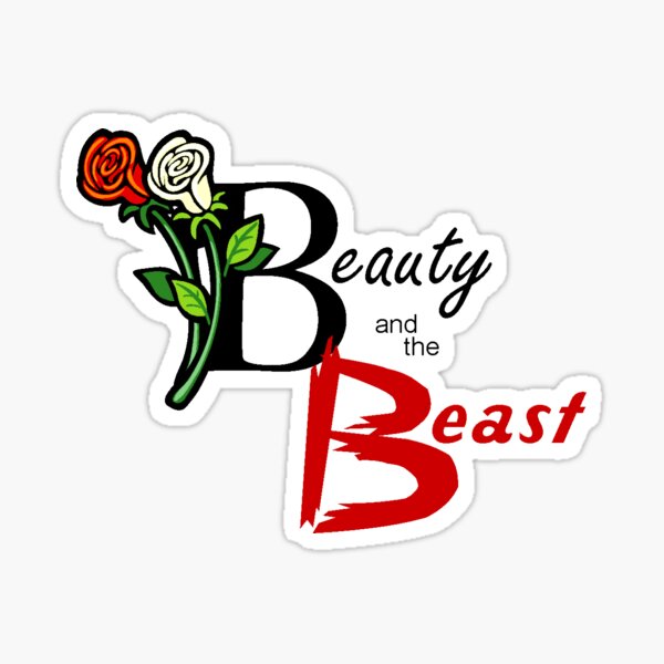 Beauty and the Beast Sticker