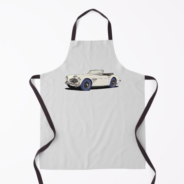 Item preview, Austin-Healey 3000 British sports car in white designed and sold by Webazoot Industries - Car Art.