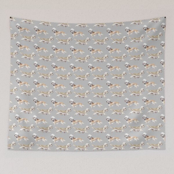 Item preview, Dandie Dinmont Terrier Repeat Pattern designed and sold by Amber Westwood.