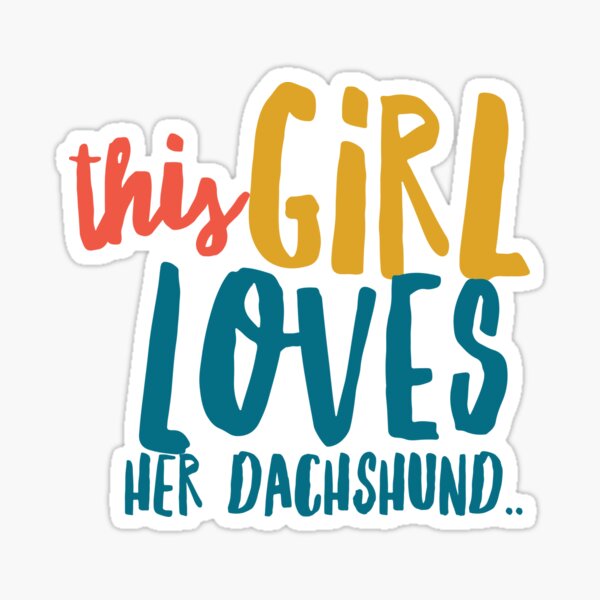Dachshund Sticker