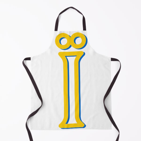 Item preview, Yellow with Blue shadow Ukrainian language specific letter Ї designed and sold by Popalt.