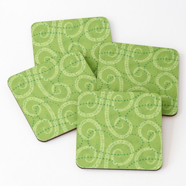 Item preview, Rizos Batik Dotty en Luscious Lime Green + Teal Blue designed and sold by PaisleyMcNoodle.