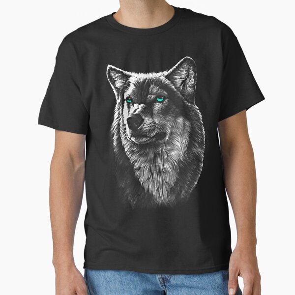 Item preview, Wolf face designed and sold by HEARTBEATS.