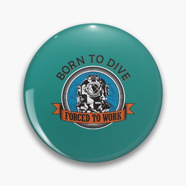 Item preview, Born To Dive  designed and sold by Artistic Prints.