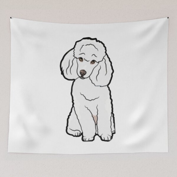Item preview, Silly Tubby Poodle Mix Dog Sticking Tongue Out designed and sold by Stevenobinsun.