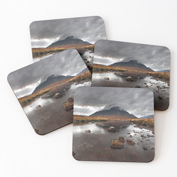 Item preview, Cloud surrounds the summit of Buachaille Etive Mor designed and sold by Martin Lawrence.