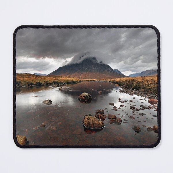 Item preview, Cloud surrounds the summit of Buachaille Etive Mor designed and sold by Martin Lawrence.