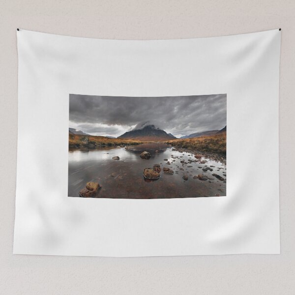 Item preview, Cloud surrounds the summit of Buachaille Etive Mor designed and sold by Martin Lawrence.