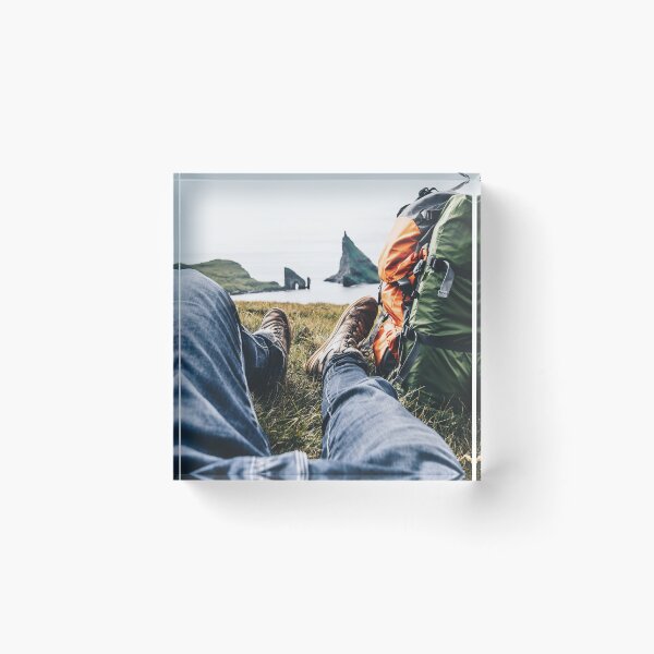 Item preview, man lying down to rest at faroe designed and sold by franckreporter.