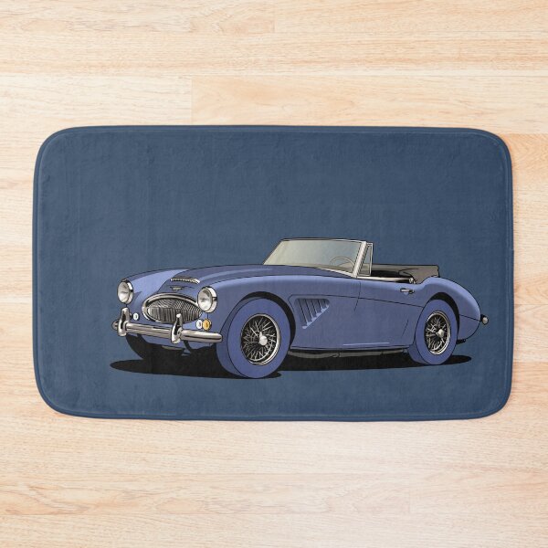 Item preview, Austin-Healey British sports car in blue designed and sold by Webazoot Industries - Car Art.