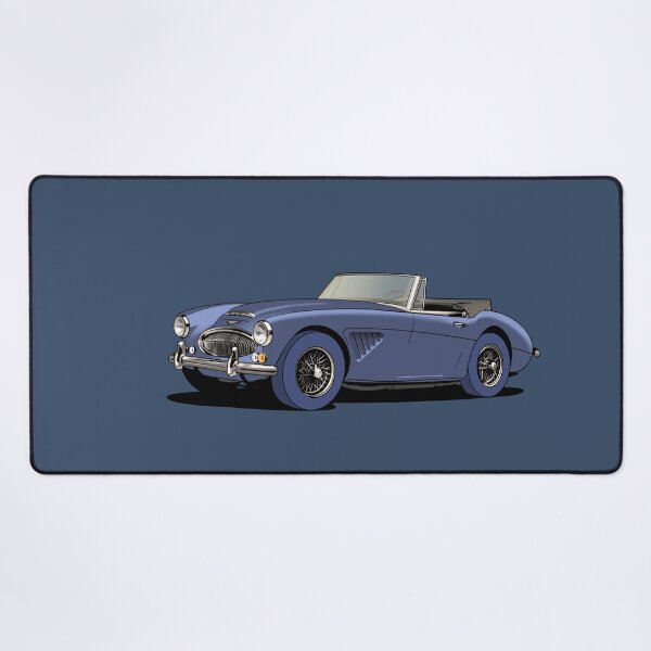 Item preview, Austin-Healey British sports car in blue designed and sold by Webazoot Industries - Car Art.