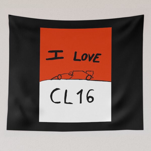 Item preview, Charles Leclerc Drawing i love cl16 designed and sold by CAMERONSTERLING.