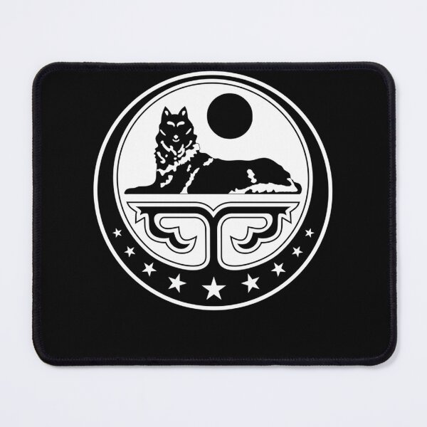 Item preview, Chechen coat of arms - Ichkeria - Black and white edition  designed and sold by CAMERONSTERLING.
