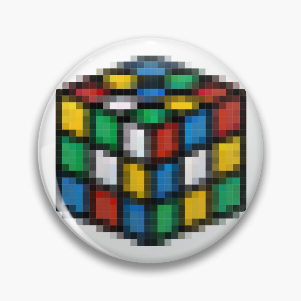 Item preview, Pixelated Rubik's Cube designed and sold by Basst64.