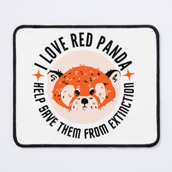 Item preview, I love red pandas help save them from extinction designed and sold by Douniaya.
