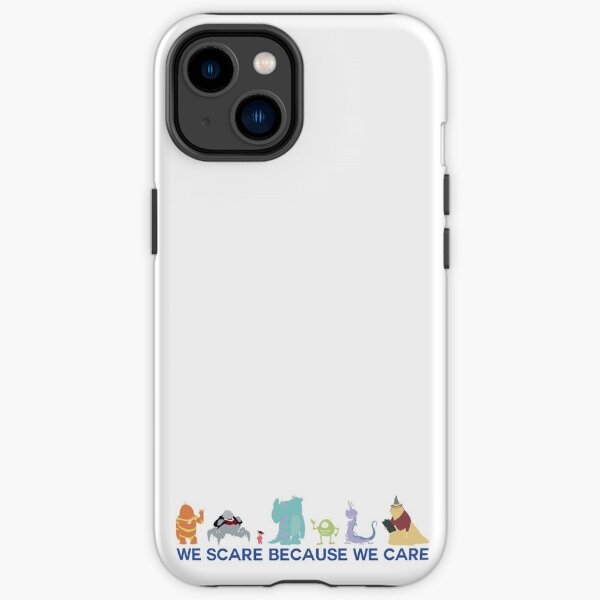 Nous effrayons parce que nous nous soucions Coque antichoc iPhone