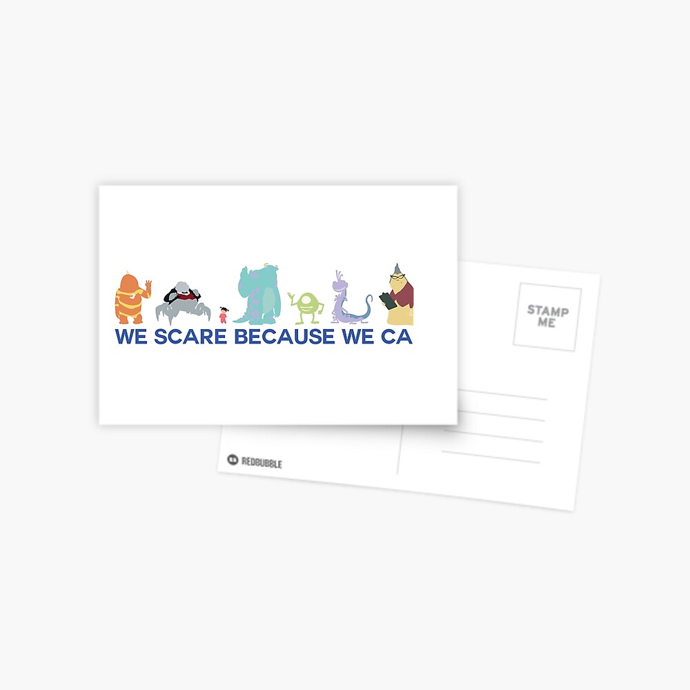 We Scare Because We Care Greeting Card