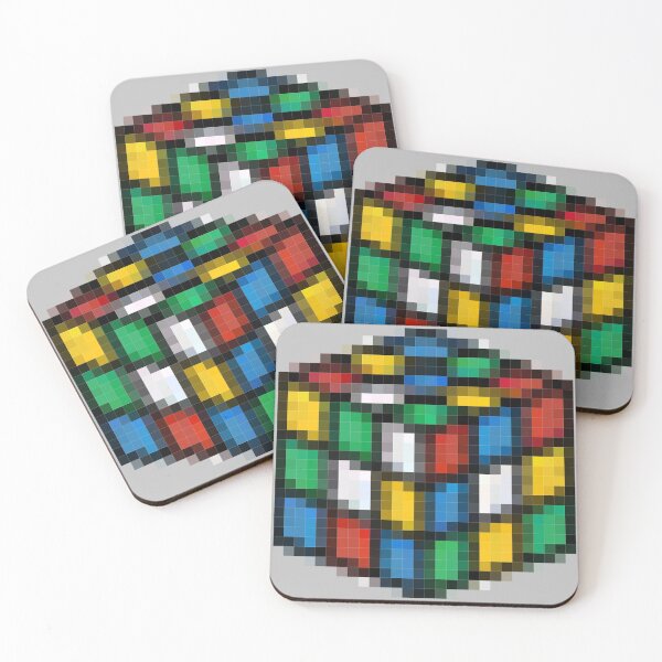 Item preview, Pixelated Rubik's Cube designed and sold by Basst64.