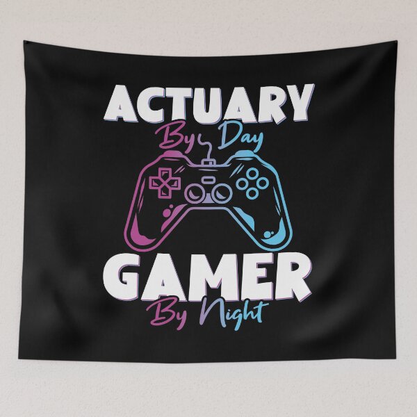 Item preview, Actuary By Day Gamer By Night - Funny Actuary Gaming Gift   designed and sold by otage79.