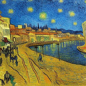 Artwork thumbnail, Beirut, Van Gogh Style by naim555