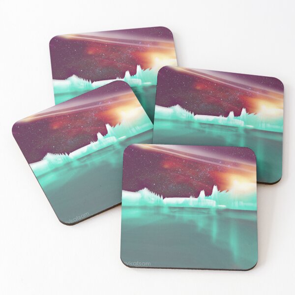 Item preview, Polar landscape at night designed and sold by PanthersDream.