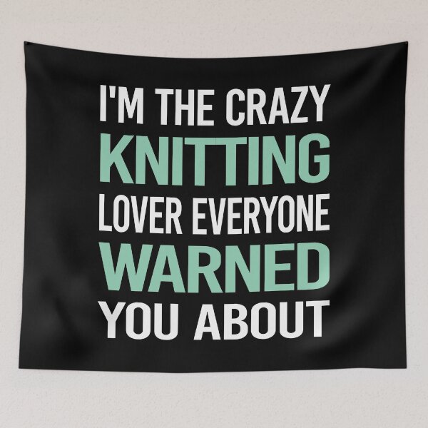 Item preview, Crazy Lover Knitting Knit Knitter designed and sold by BimBamFrank.