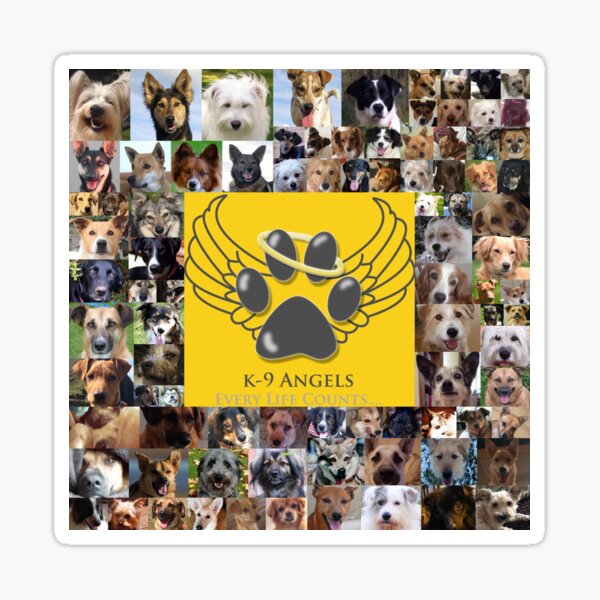 K-9 ANGELS RESCUE COLLECTION Sticker