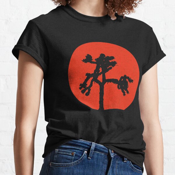 Joshua Tree Red Sky at Night Classic T-Shirt