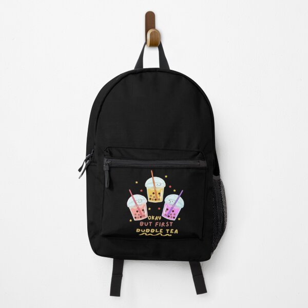 Artikelvorschau, Okay, aber zuerst Bubble Tea Netter Kawaii Bubble Tea Liebhaber entworfen und verkauft von Artistusha.