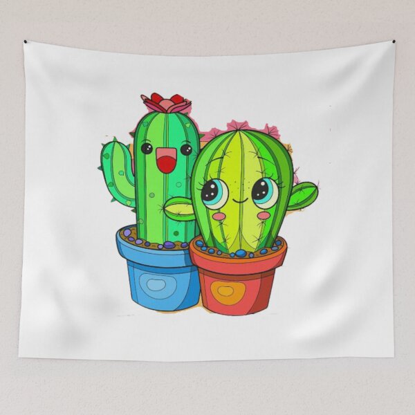 Item preview, Cute cactis couple designed and sold by RandaMay.
