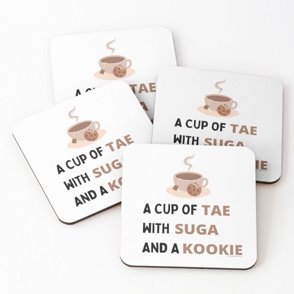 Aperçu de l'œuvre Une tasse de tae avec suga et un kookie créée et vendue par FaithDesigns23.
