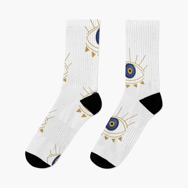 Artikelvorschau, Gold & Blue Evil Eye entworfen und verkauft von Hannah Aishaa.