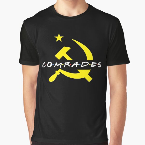 Vista previa del artículo con la obra «Camaradas Amigos», diseñado y vendido por Yipptee Shirts.