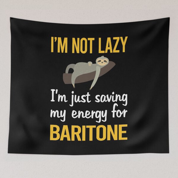 Item preview, Saving Energy Baritone designed and sold by Dividestore.