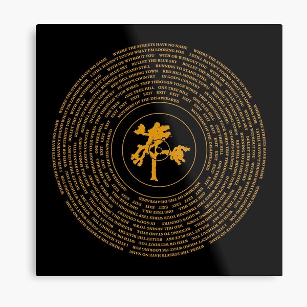 Joshua Tree Vinyl Metal Print